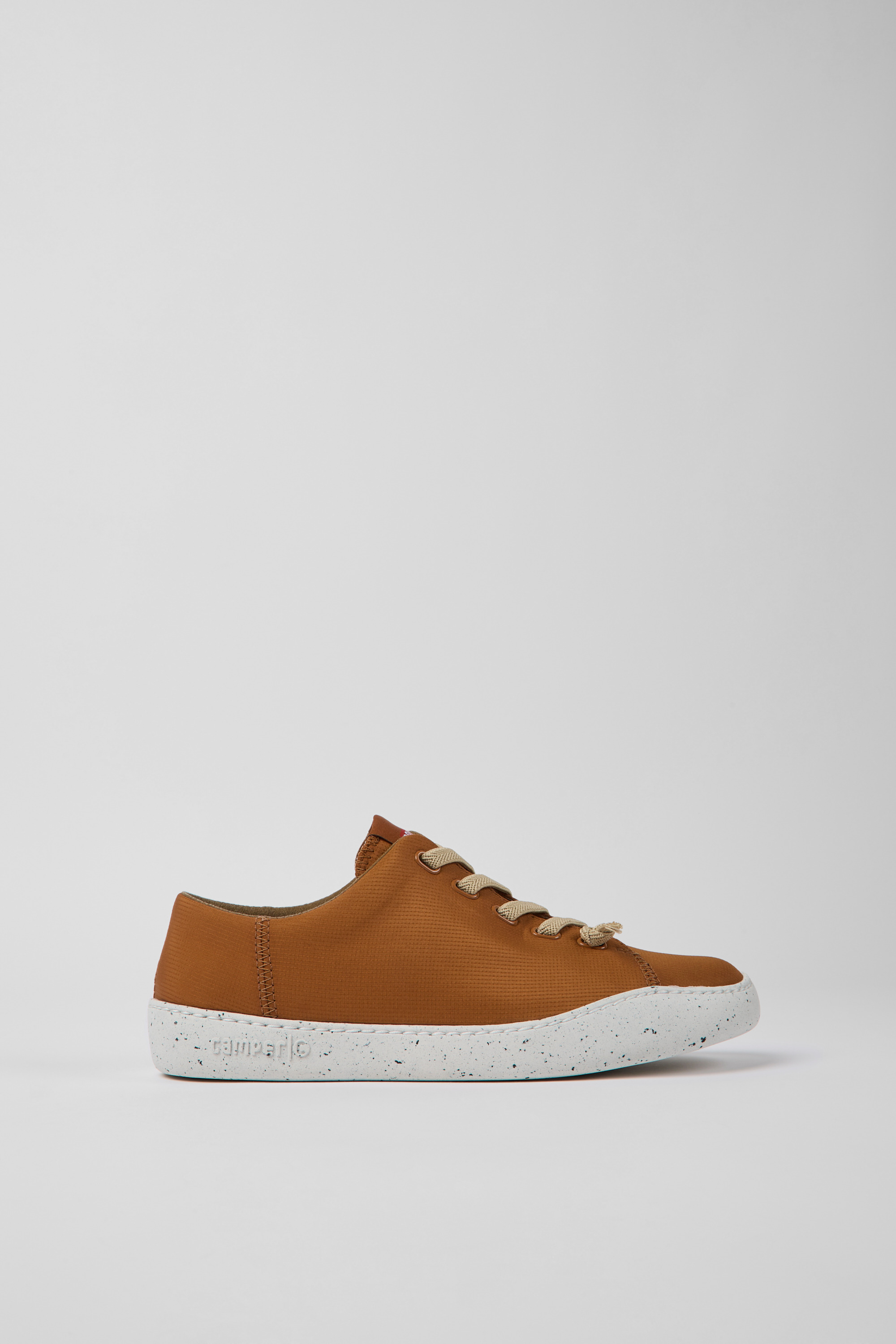 Peu Touring - Brown textile sneakers for women