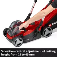 Cordless Lawn Mower RASARRO 36/34 (2x3,0Ah)