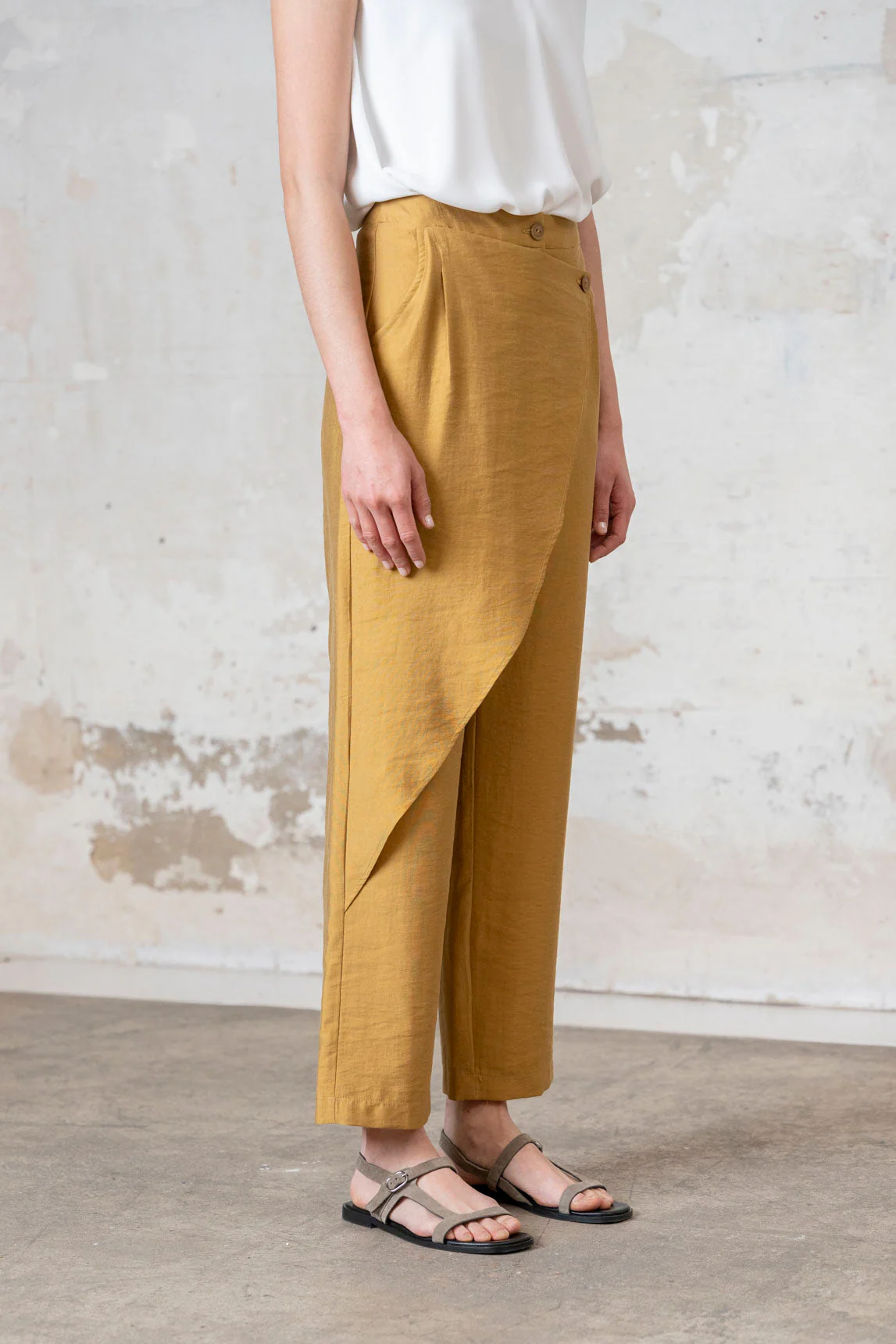 Rivera-spain Pantalón Caorle mostaza