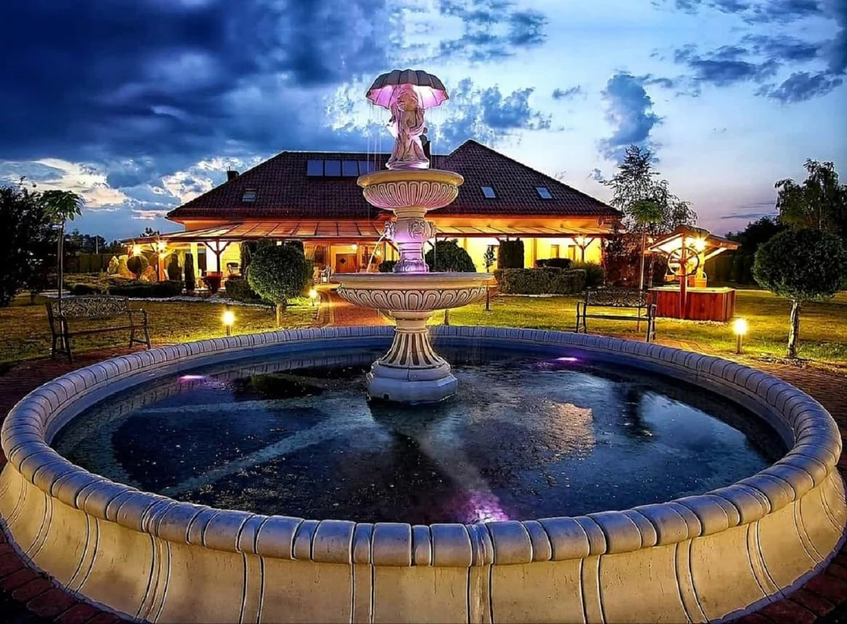 Casa Padrino borde de fuente barroco gris ? 600 cm