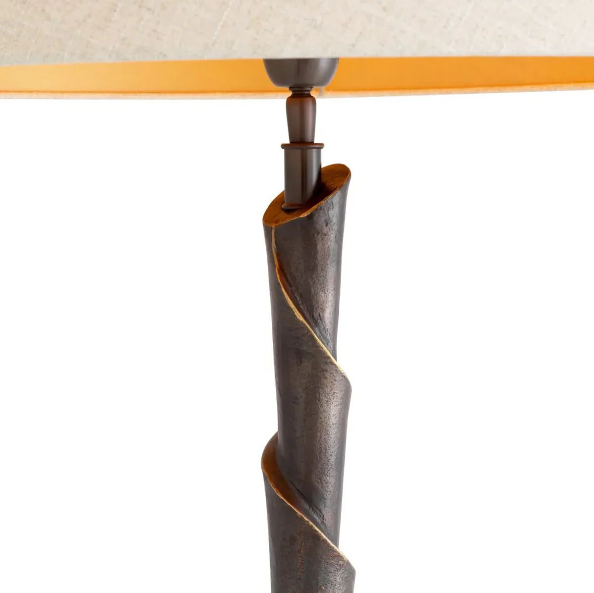 Casa Padrino l¨¢mpara de mesa de lujo bronce / negro / crema A. ??80 cm