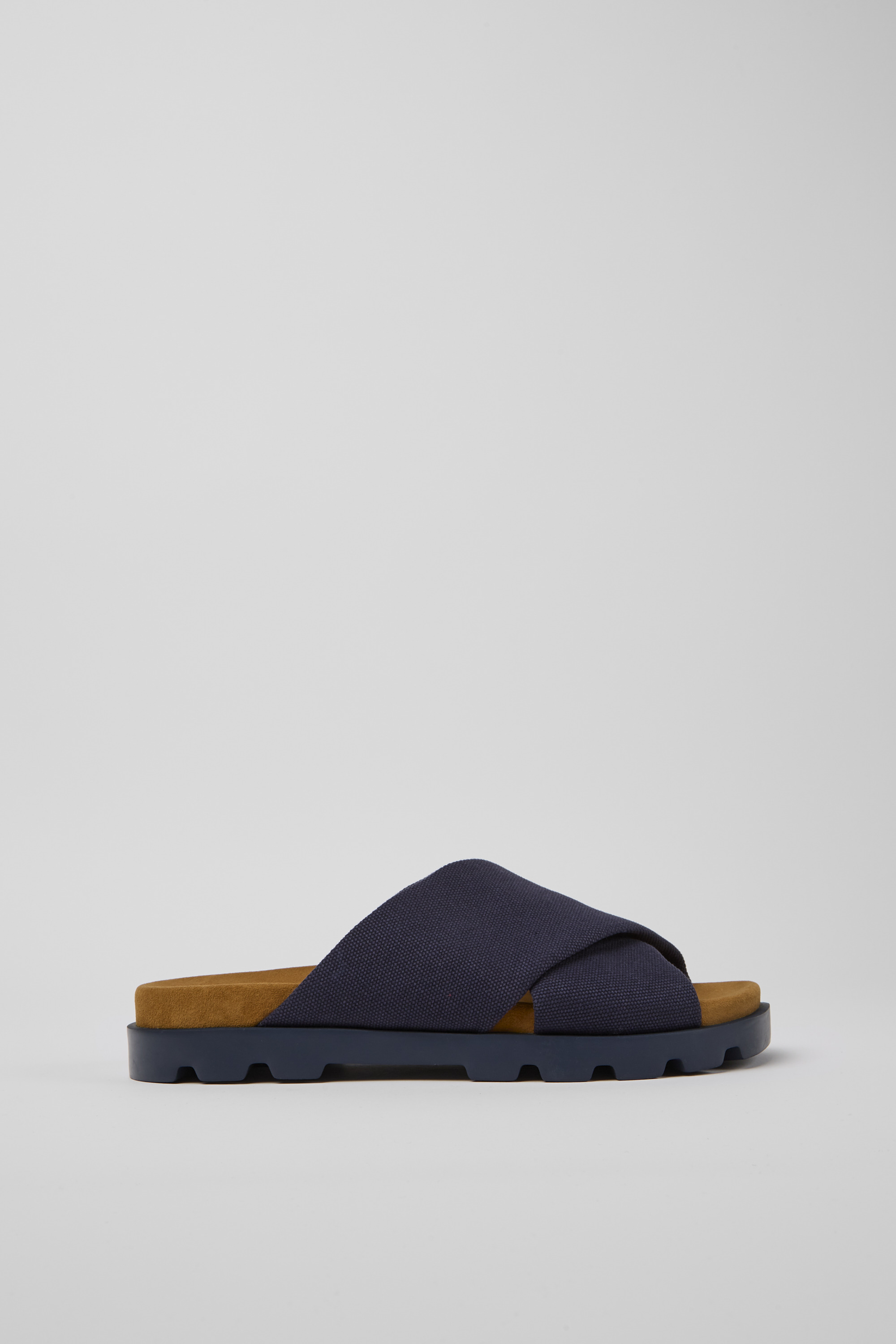 Brutus Sandal - Blue recycled cotton sandals for men