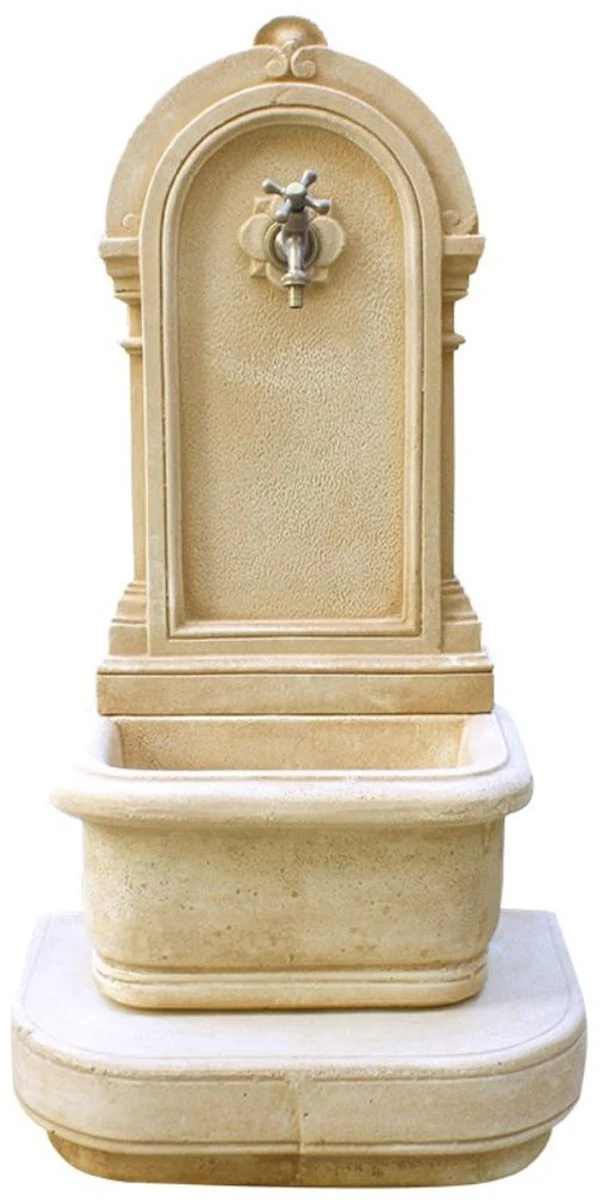 Casa Padrino fuente de pared Art Nouveau arena / plata A. 112 cm