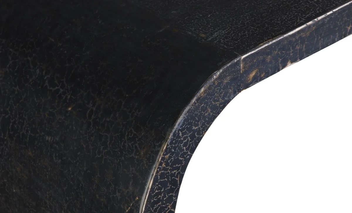 Casa Padrino mesa consola estilo country de estilo antiguo negro 162 x 35 x H. 77 cm - Consola Estilo Country