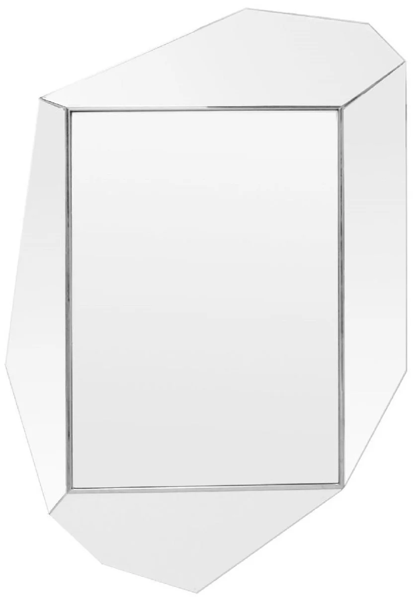 Casa Padrino espejo de pared de lujo plata 80 x A. 120 cm - Espejo de dise?o moderno - Accesorios decorativos de lujo