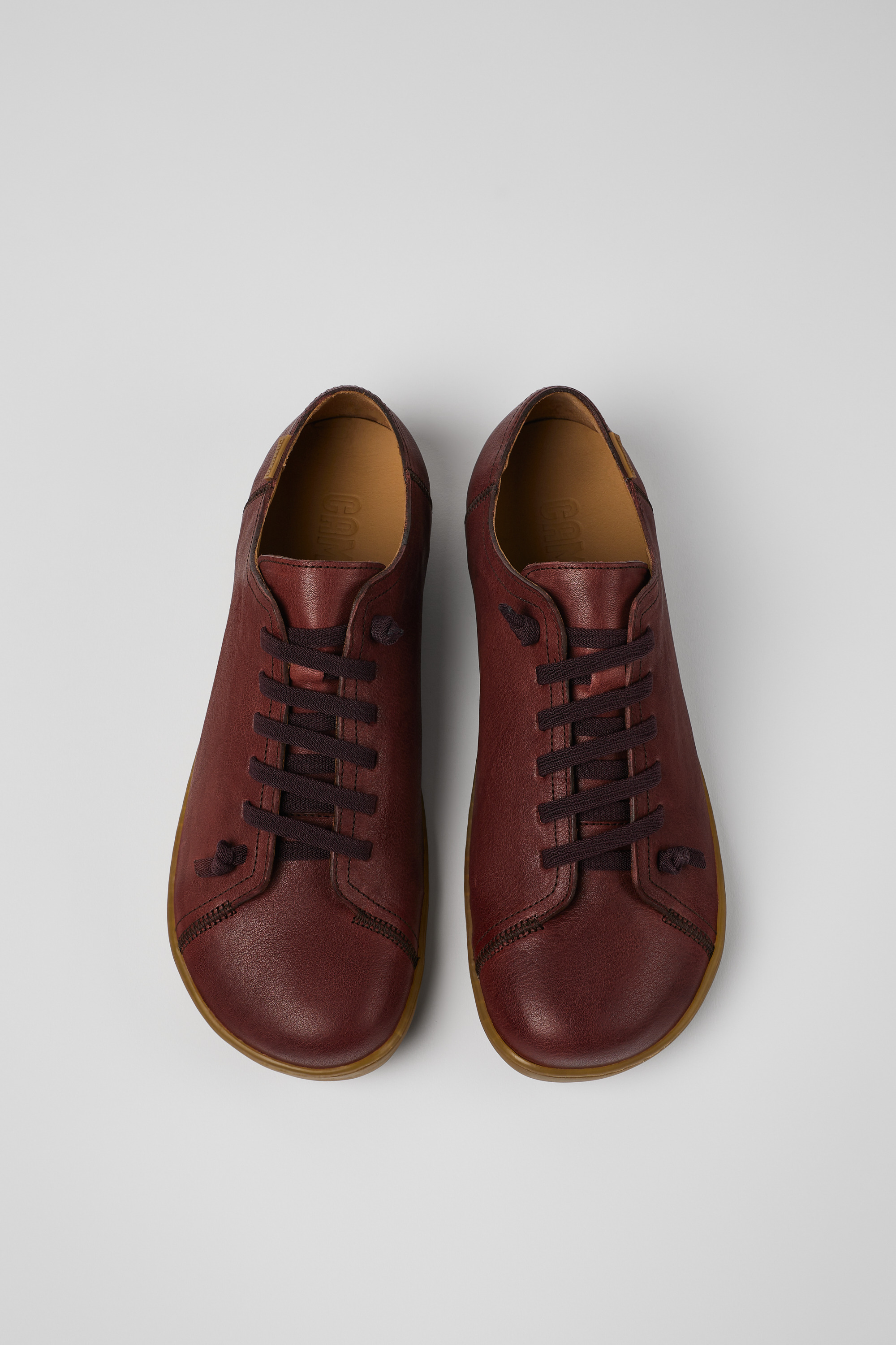 Peu - Brown leather shoes for men