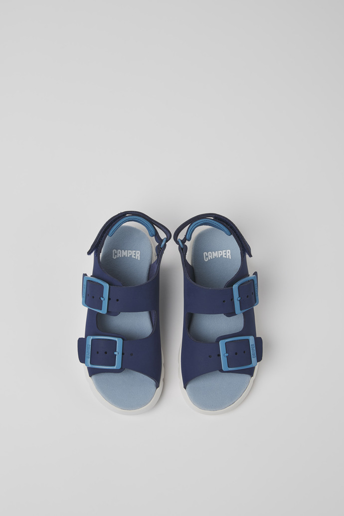 Caterpillar Blue leather sandals for boys