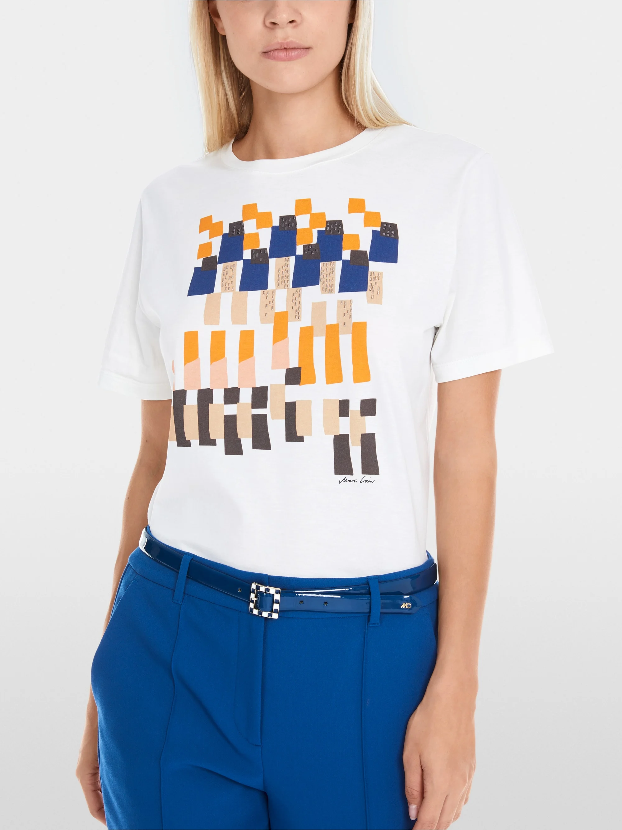 Marc-Cain Hip belt with embellished buckle