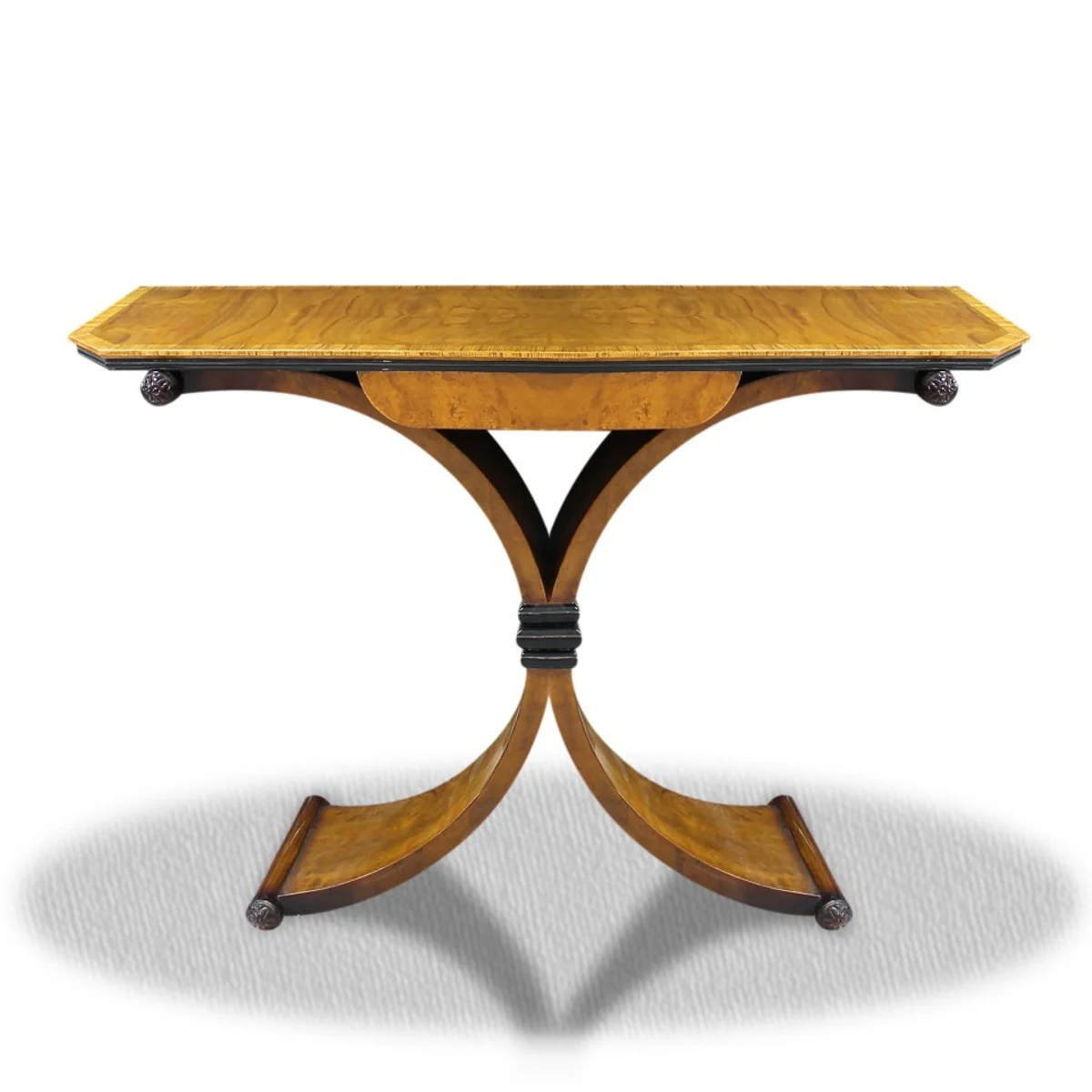 Casa Padrino side table with drawer brown 100 x 35 x H. 85 cm - Luxury Side Table