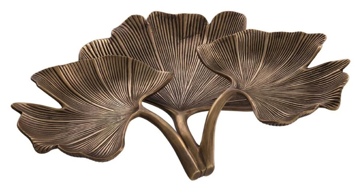 Casa Padrino bandeja de servir de dise?ador lat¨®n vintage 38 x 31 x H. 9 cm - Accesorios de Lujo