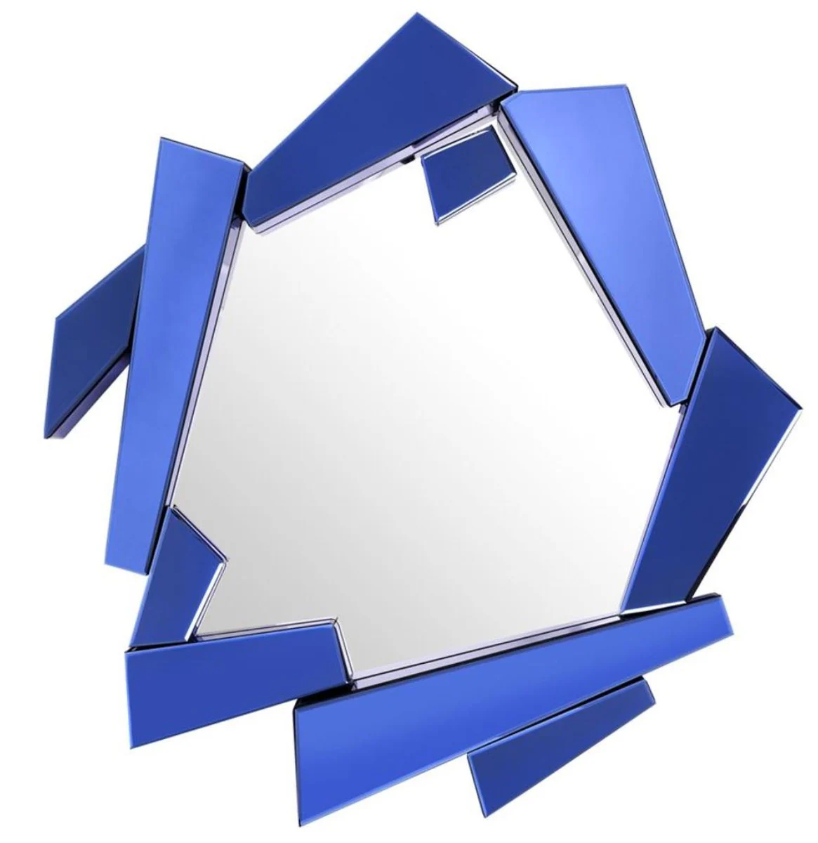 Casa Padrino sal¨®n de lujo espejo azul 102 x H. 123 cm - Colecci¨®n de dise?adores