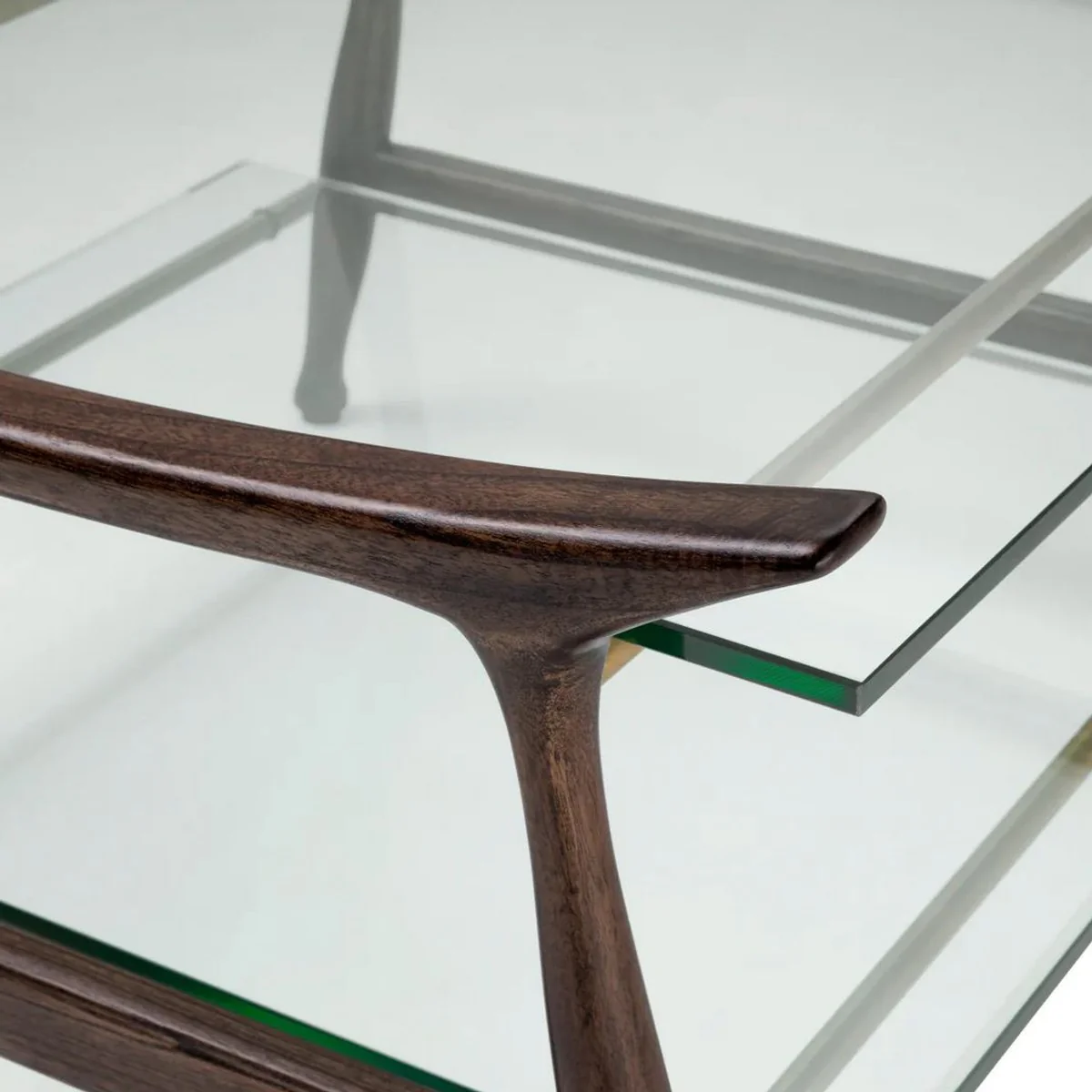 Casa Padrino mesa de centro de lujo marr¨®n 74,5 x 75,5 x A. 46 cm