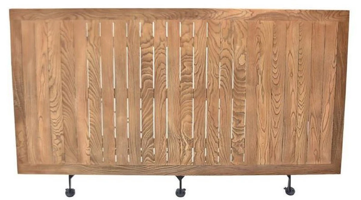 Casa Padrino Mesa baja de jard¨ªn Art Nouveau Marr¨®n / Negro 150 x 60 x A. 48 cm - Mesa de jard¨ªn plegable - Mobiliario de jard¨ªn y restaurante Barroco y Art Nouveau