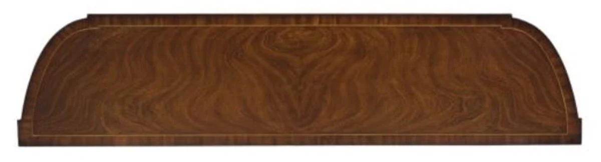 Casa Padrino Consola de Lujo Art Nouveau en Caoba Marr¨®n 130 x 30 x H. 78 cm - Consola con 2 Cajones en Estilo Art Nouveau Franc¨¦s