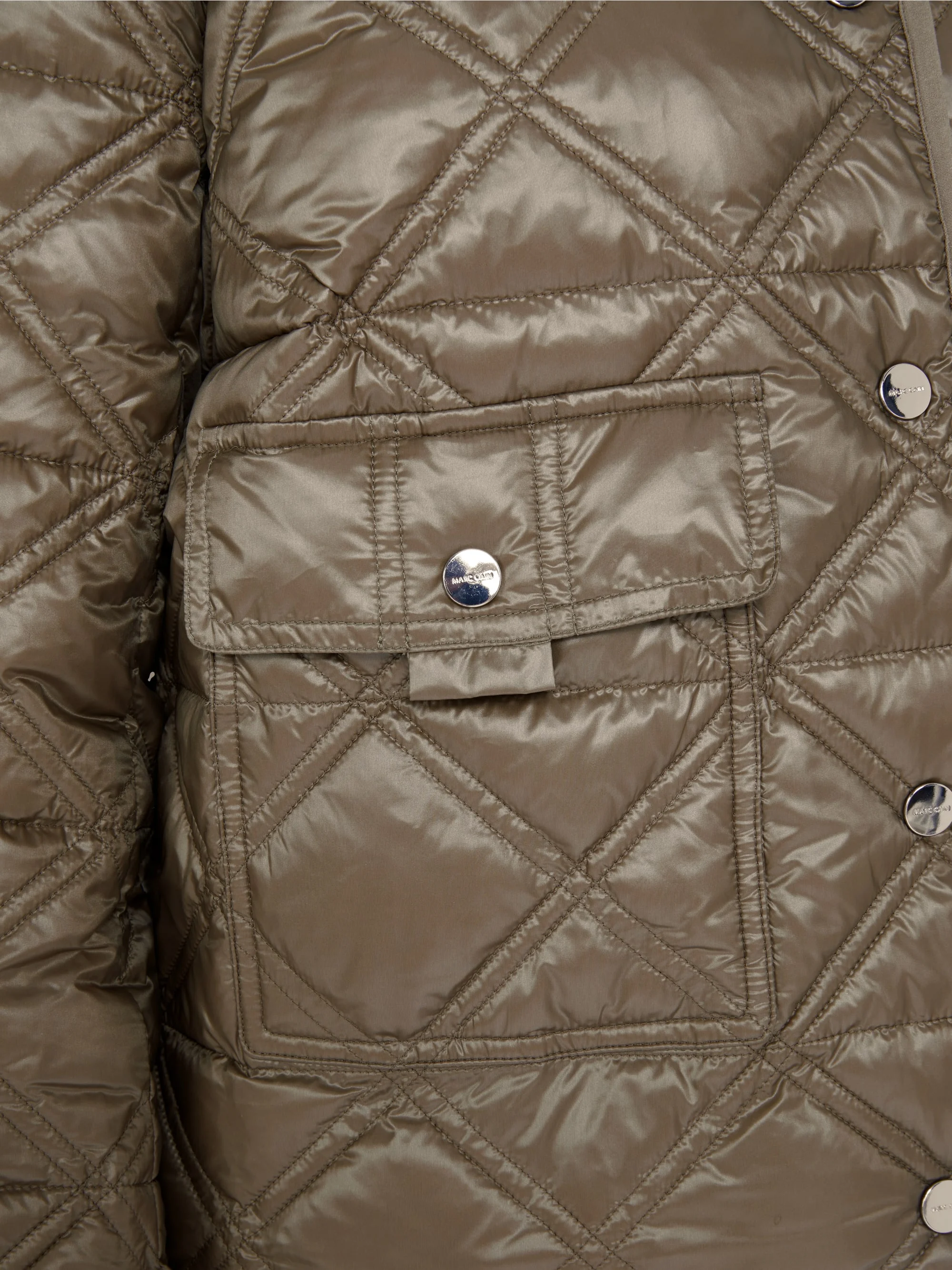 Marc-Cain Quilted diamond outdoor jacket