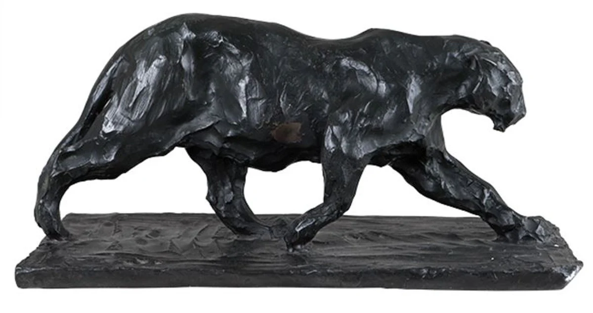 Casa Padrino de bronce diseñador gráfico Jaguar 47 x 22 x H. 23 cm - con clase y suntuosamente