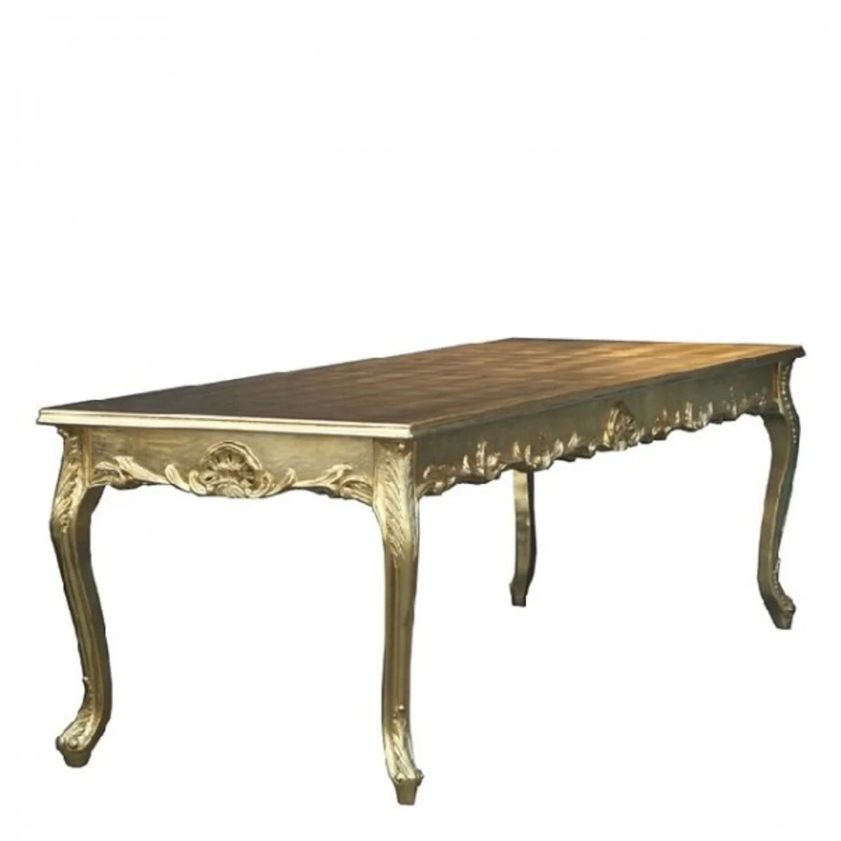Baroque Dinner Table Gold 160cm