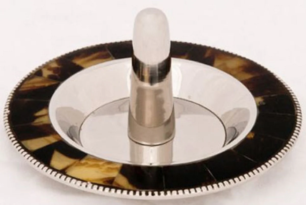 Casa Padrino titular de anillo de lujo plata / marr¨®n ? 12 x H. 7 cm - Accesorios de Hotel