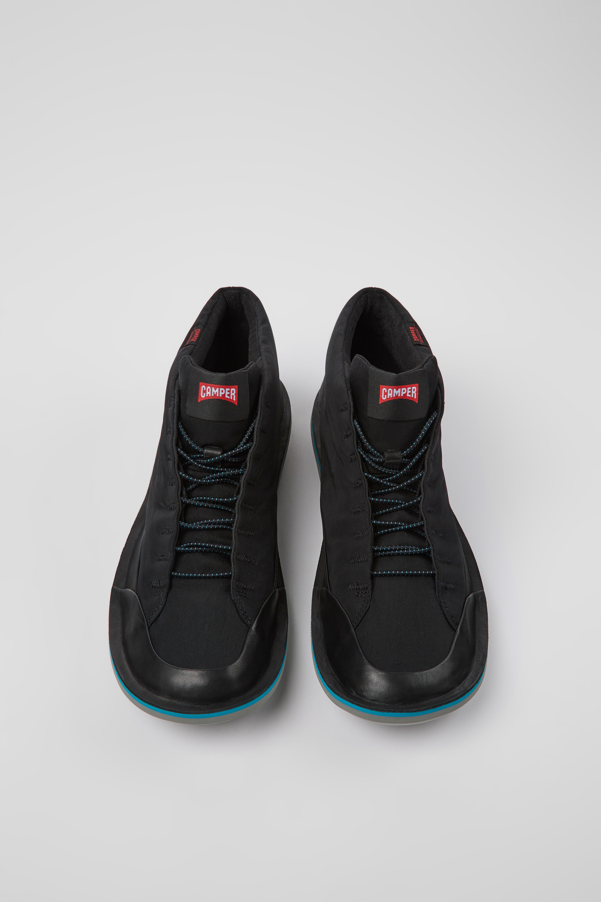 Beetle PrimaLoft - Black textile and nubuck ankle boots for men