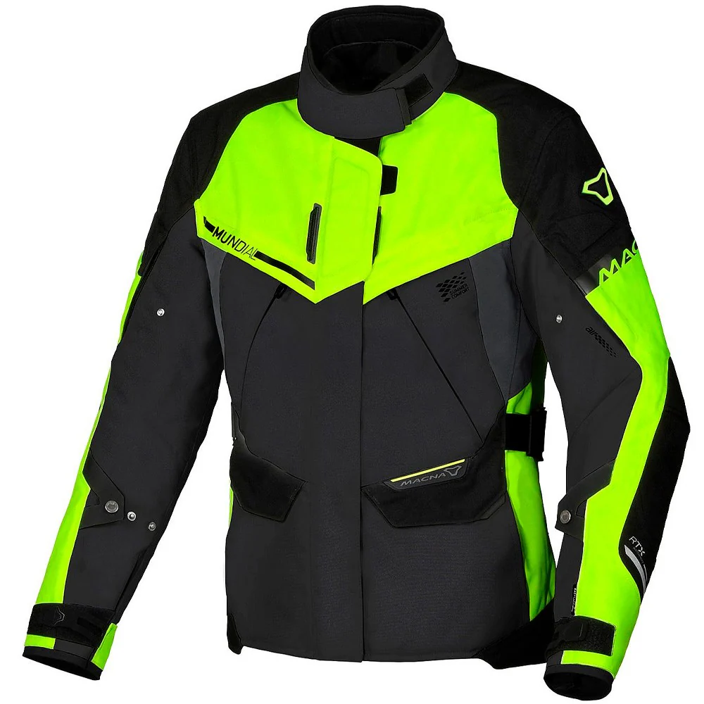 CHAQUETA 4 ESTACIONES MACNA MUNDIAL LADY - GRIS / AMARILLO