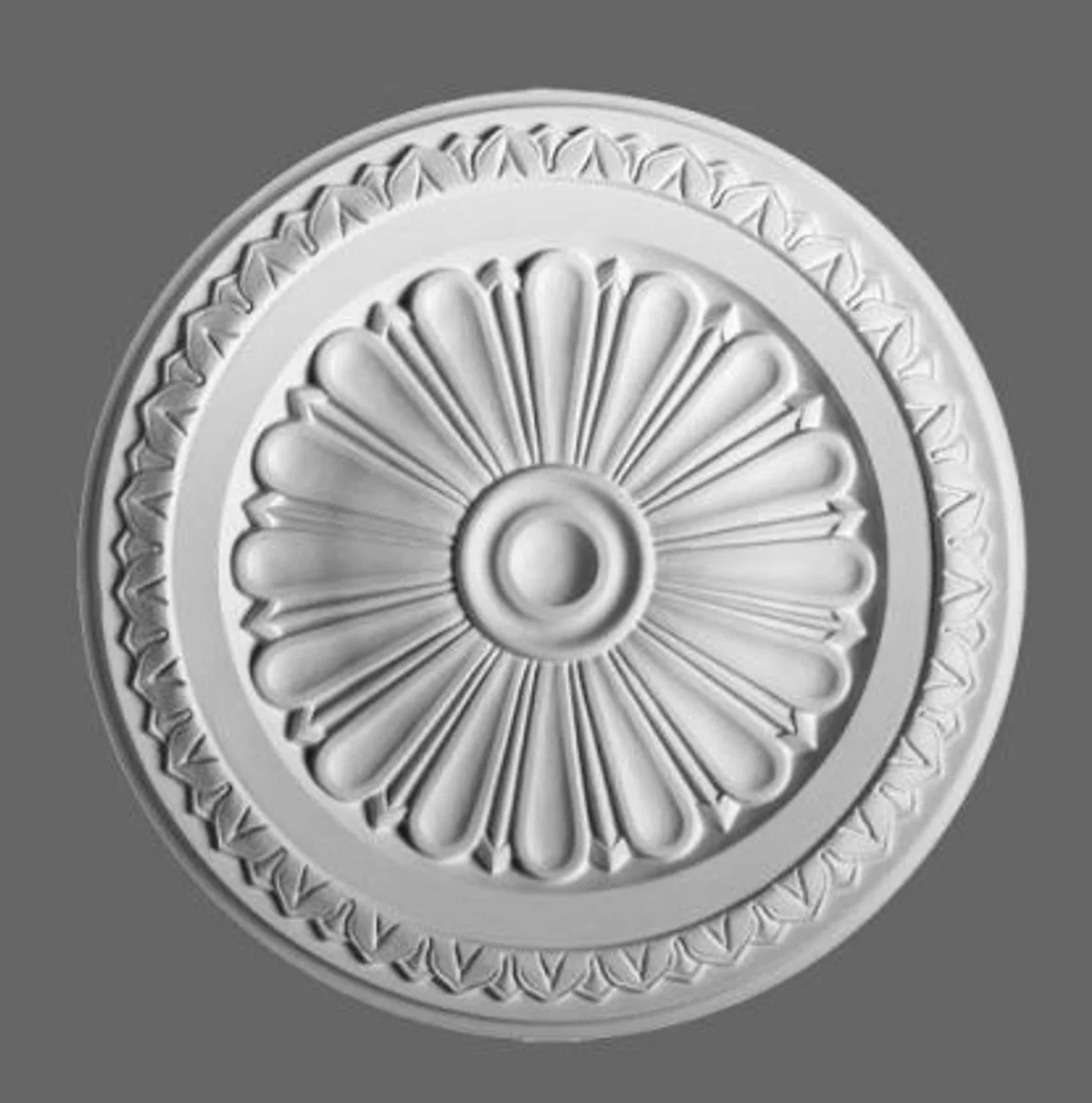 Casa Padrino stucco rosette 33 x 33 cm ceiling stucco ceiling rose stucco rosette Wall rosette Baroque Nouveau
