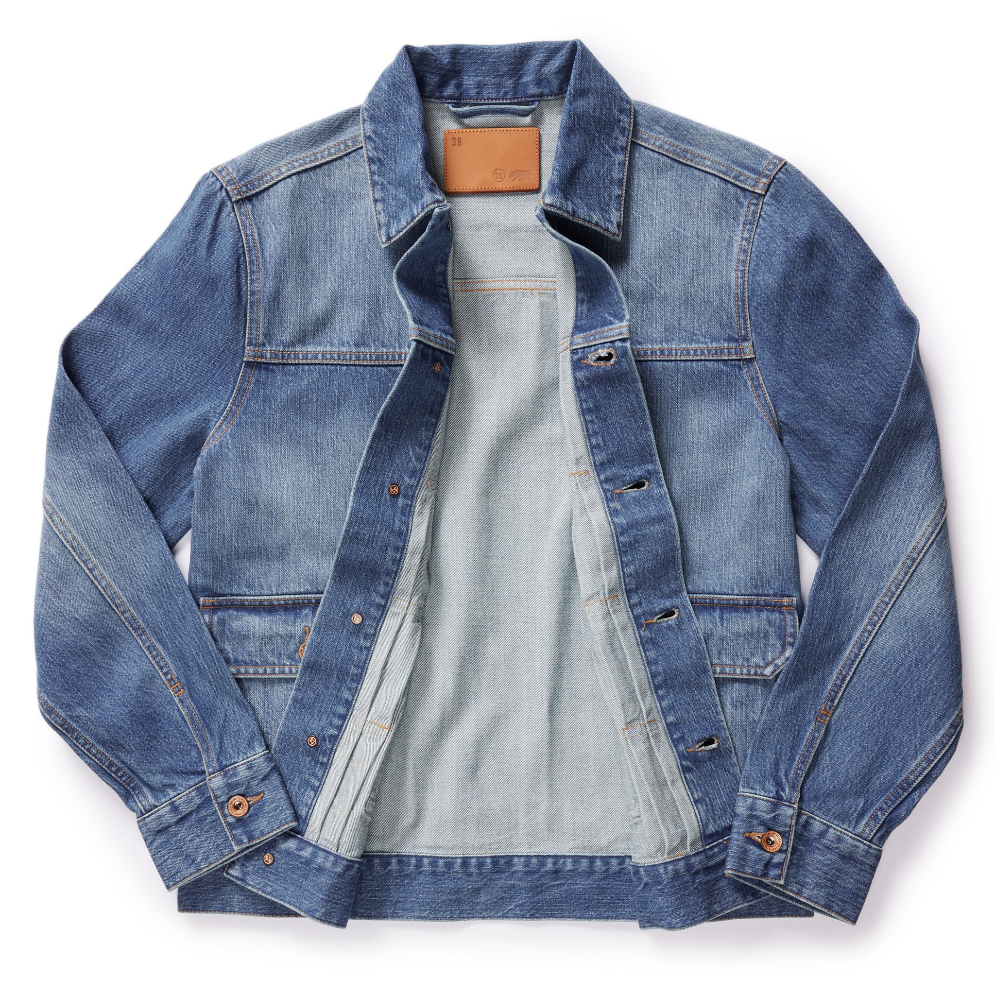 The Ryder Jacket in Sun Bleached Denim