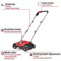 Cordless Scarifier / Aerator GC-SC 18/28 Li-Solo