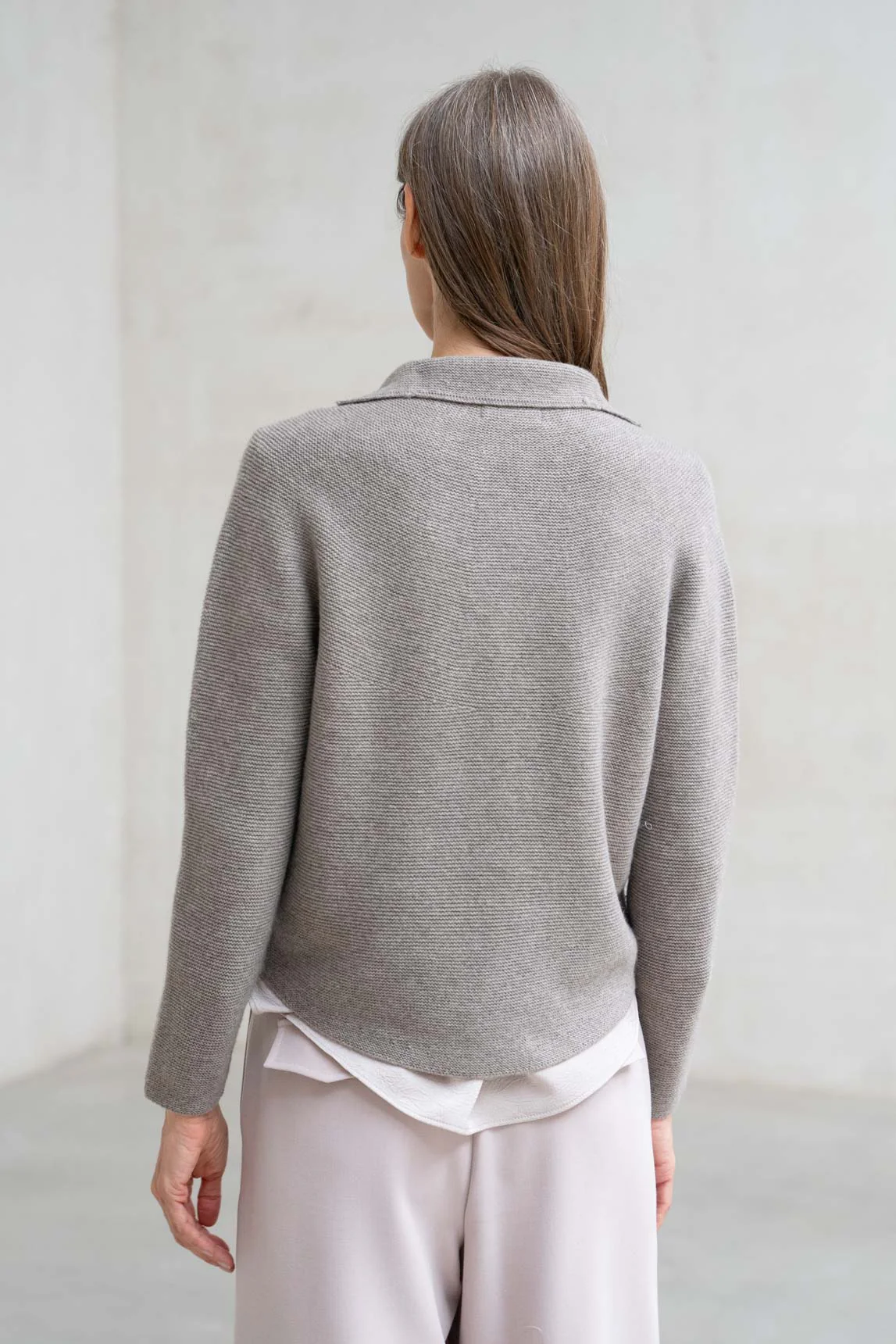 Rivera-spain Jersey lana cashmere Trento topo