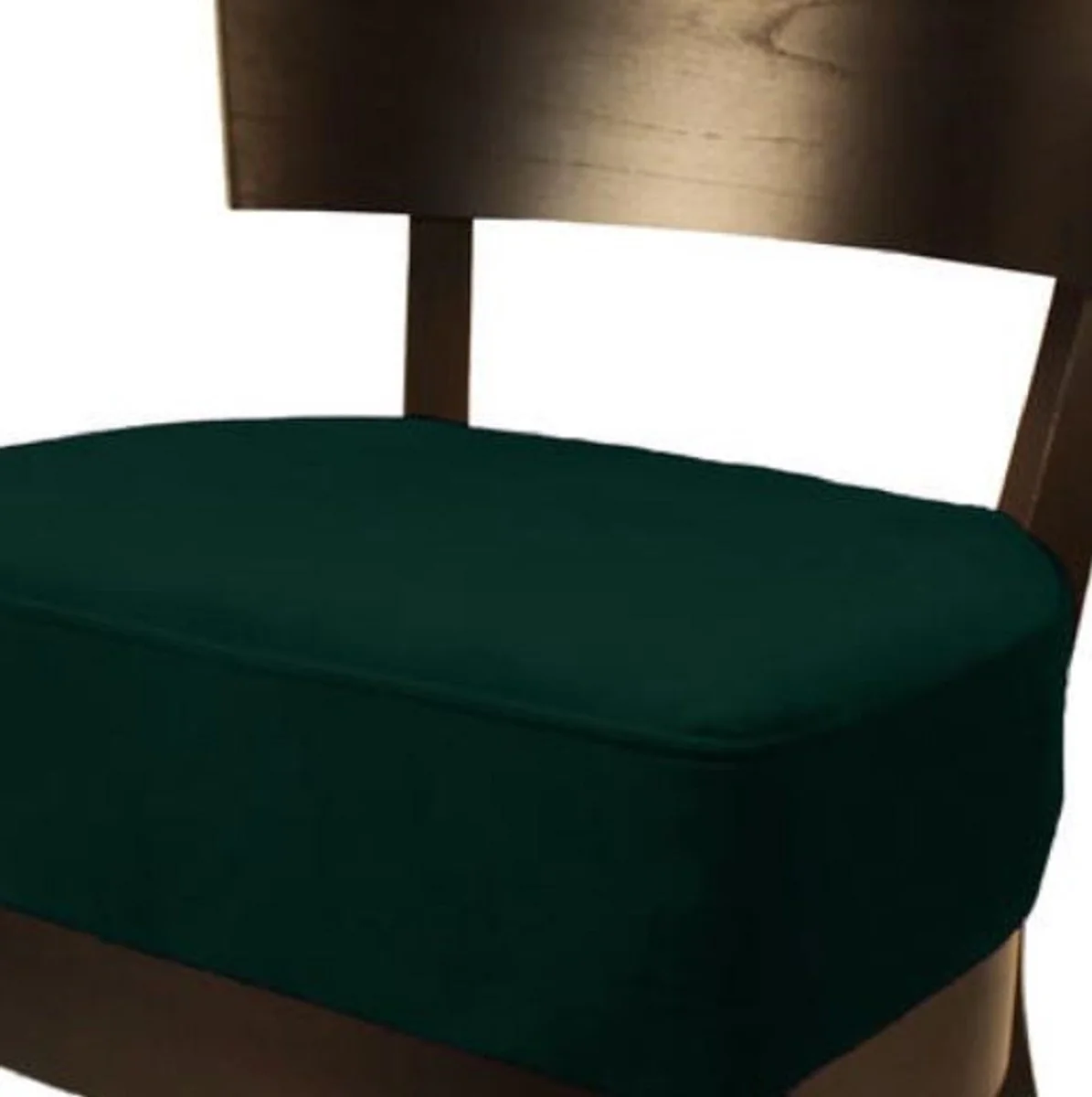 Casa Padrino sill¨®n lounge club de lujo verde oscuro / marr¨®n oscuro 73,5 x 66 x H. 74 cm - Colecci¨®n de Lujo