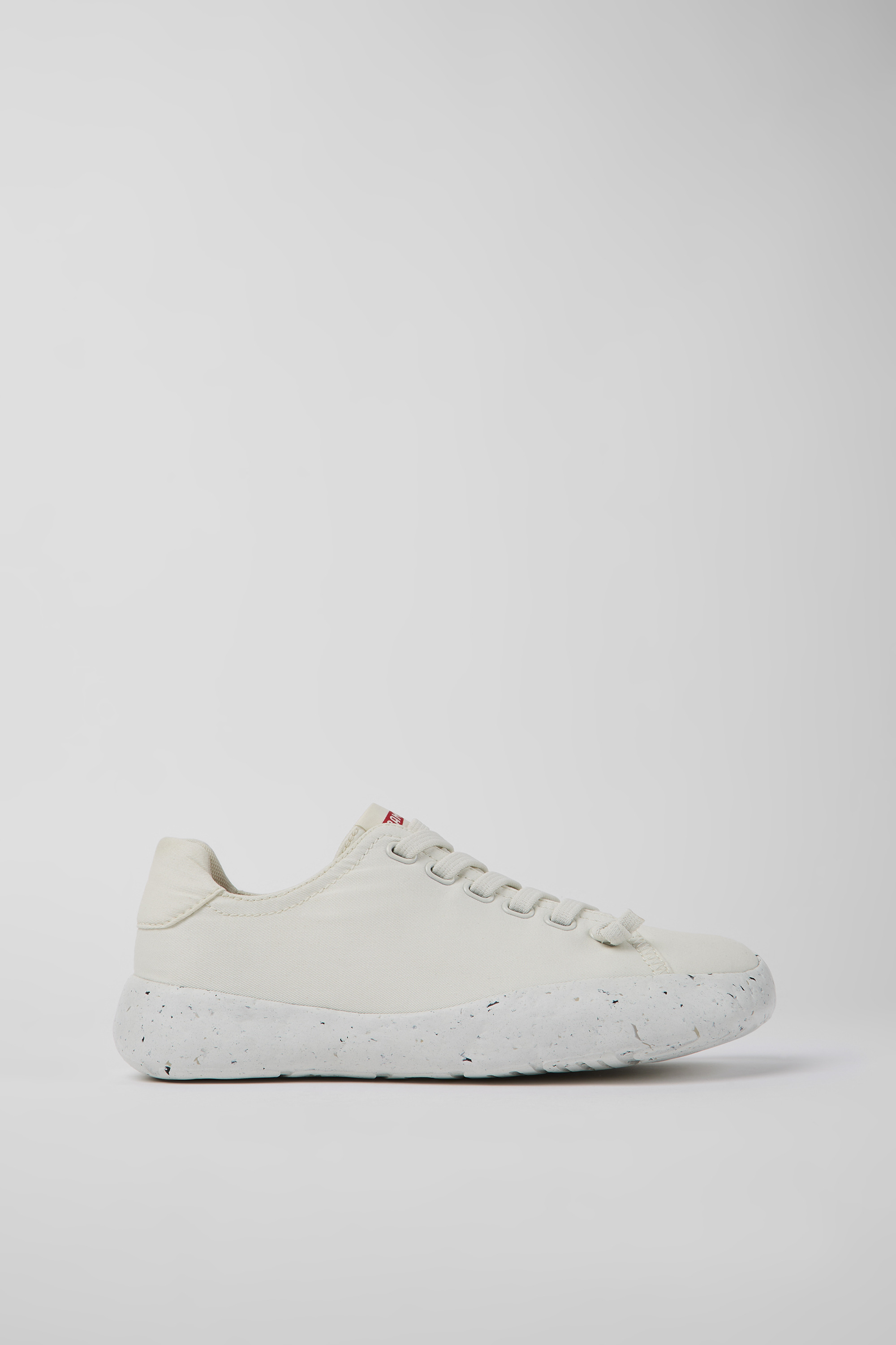 Peu Stadium - White textile sneakers for men