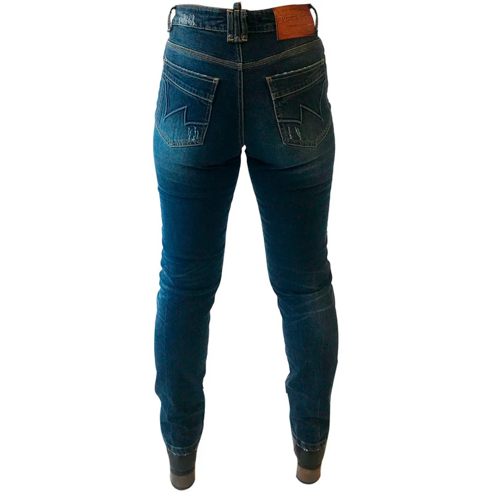 PANTALON VAQUERO OVERLAP JESSY LADY AZUL