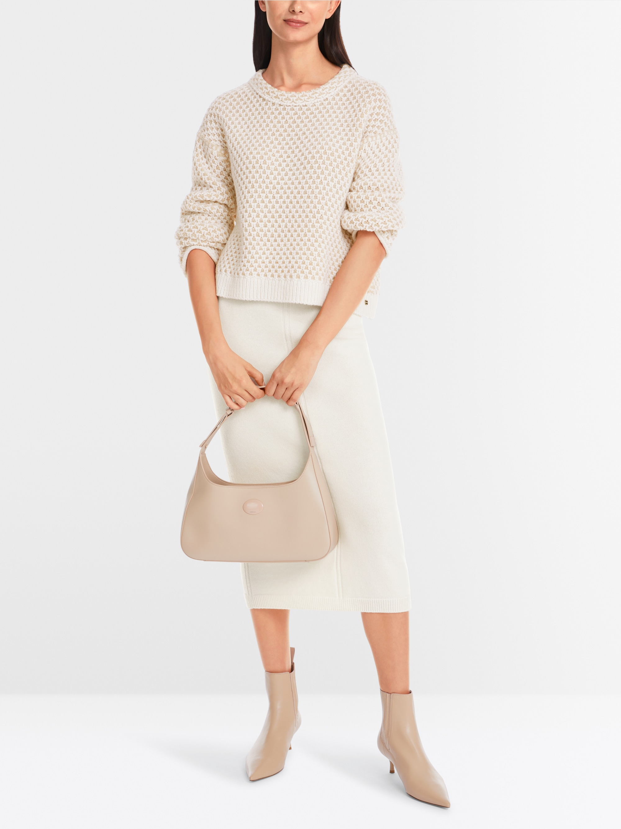 Marc-Cain Rethink Together slim knitted skirt