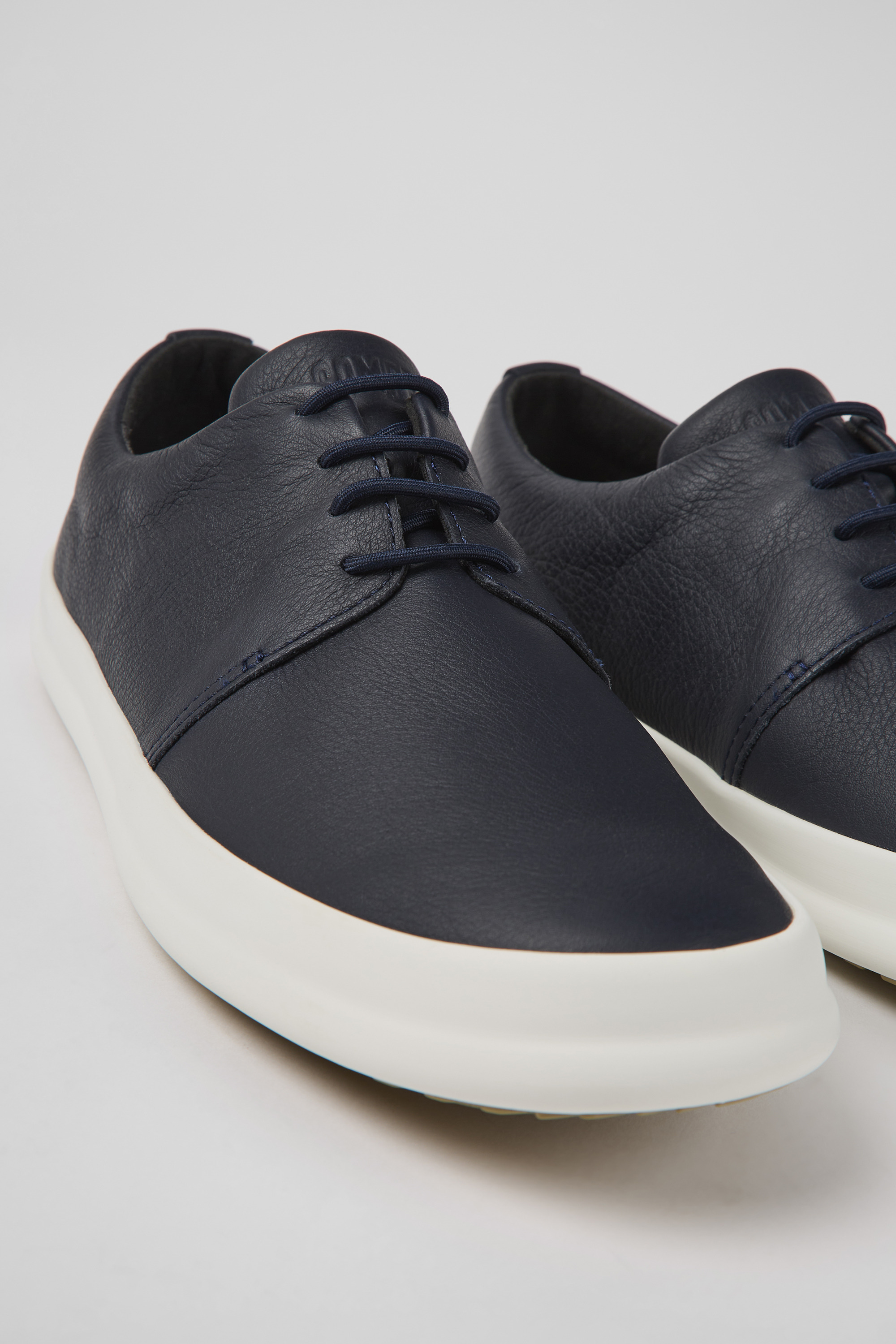Chasis - Blue leather shoes for men