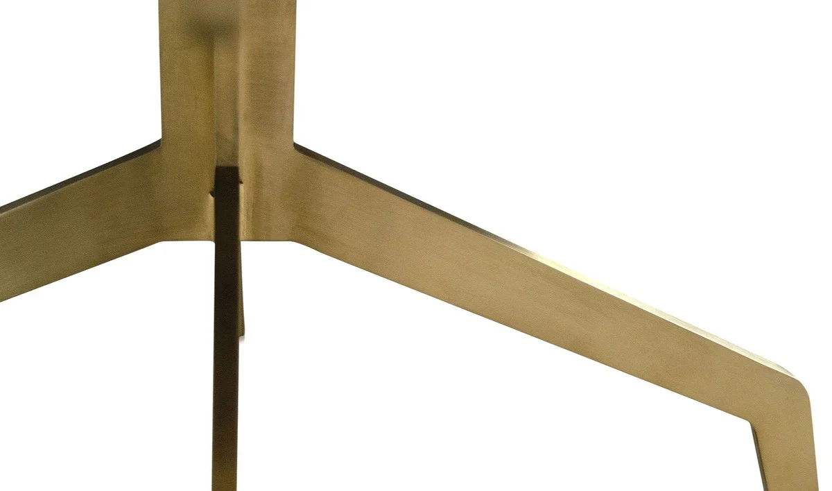 Casa Padrino mesa de centro de lujo oro Ø 70 x H. 40 cm - Muebles de Salón de Lujo