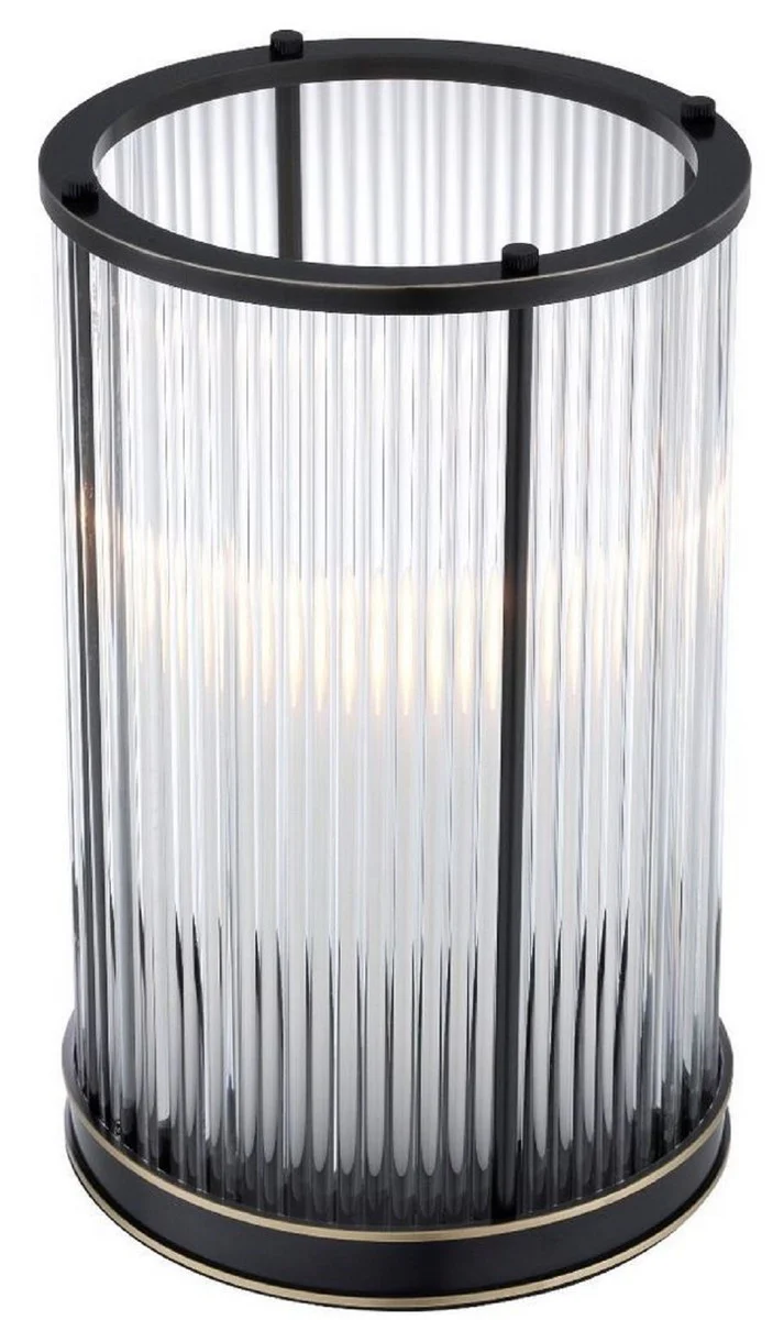 Casa Padrino portavela de lujo bronce / latón Ø 20 x H. 32 cm - Accesorios Deco - Calidad de Lujo