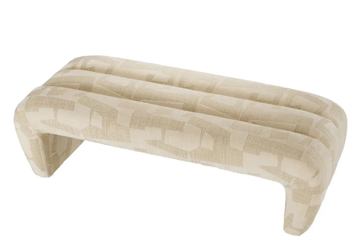 Casa Padrino banco de lujo arena 144 cm - Muebles de dormitorio y hotel