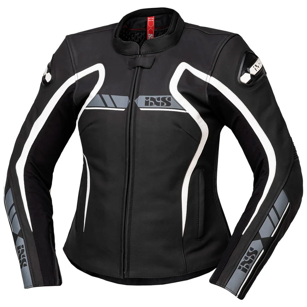 CHAQUETA IXS LD RS-600 1.0 LADY - NEGRO / GRIS / BLANCO