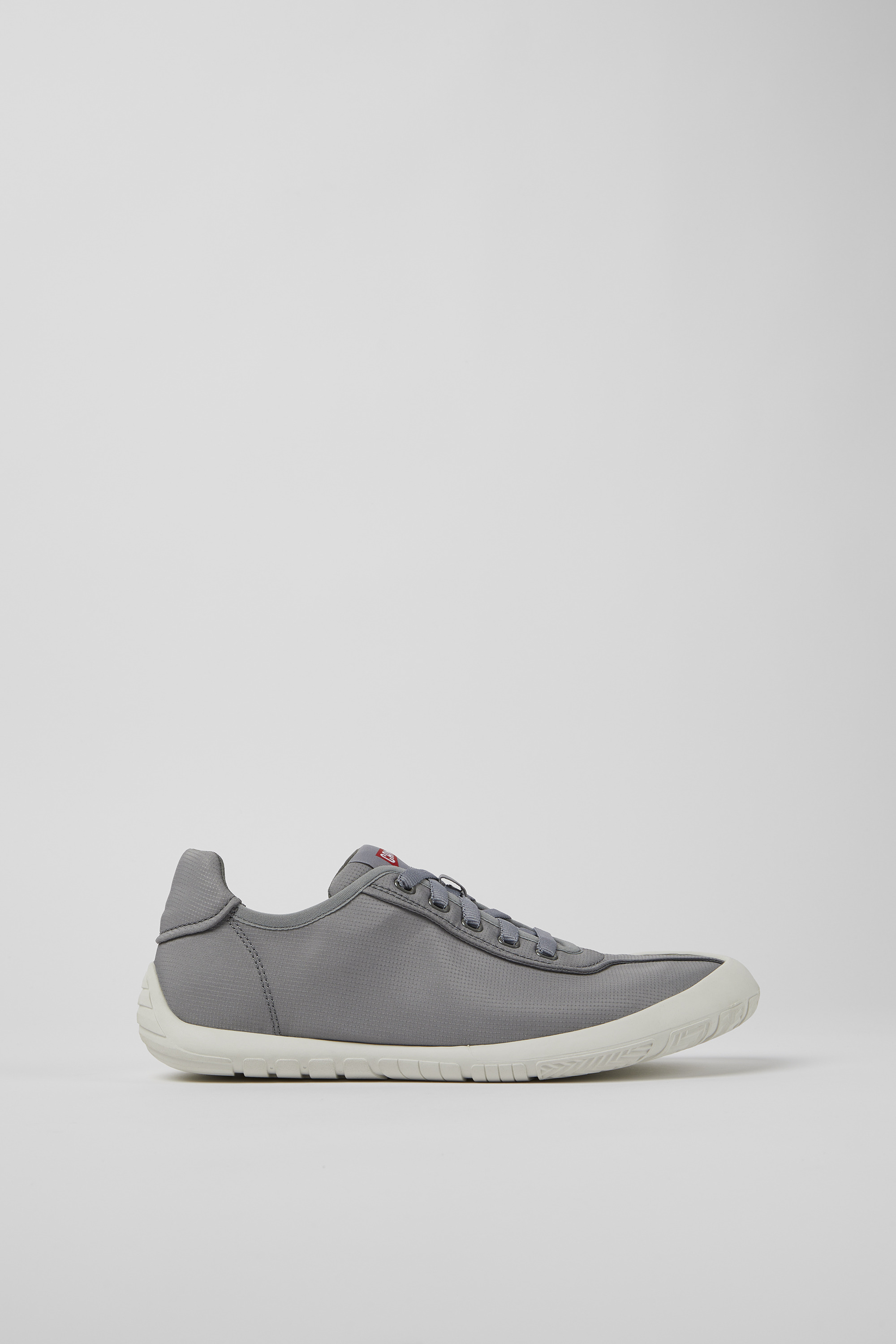 Path - Gray textile sneakers for women