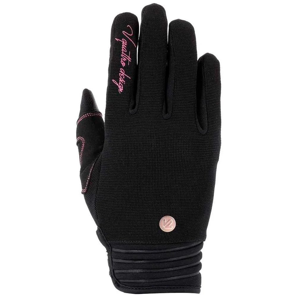 GUANTES VERANO VQUATTRO DISTRICT 18 LADY - NEGRO