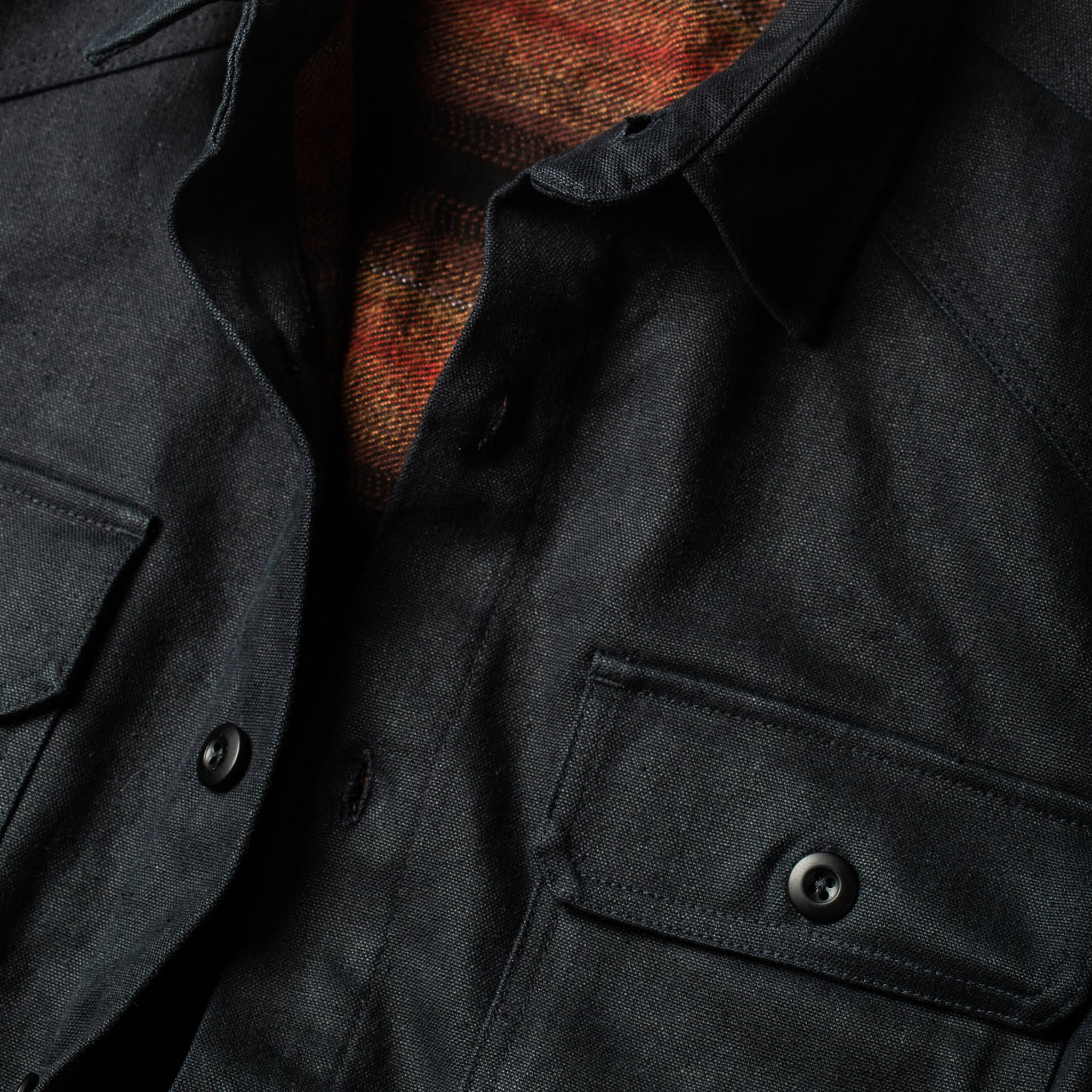 The Lined Shop Shirt in Coal Boss Duck