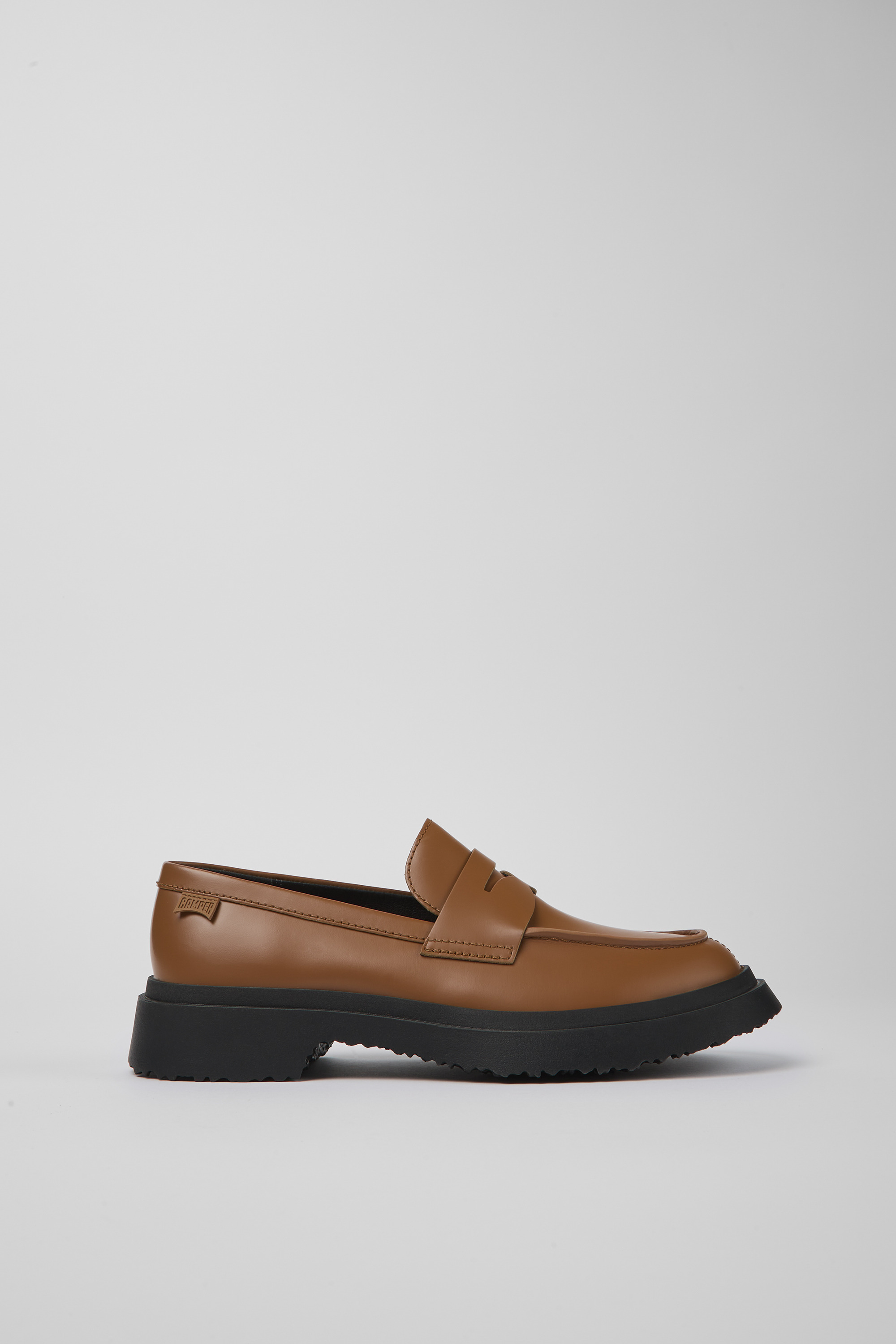 Walden - Brown leather loafers for women