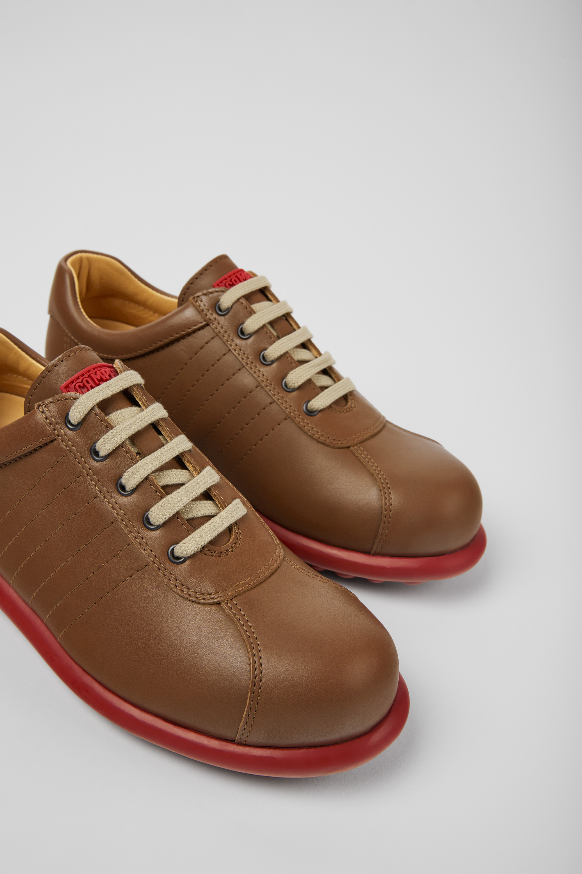 Pelotas - Brown leather shoes for women