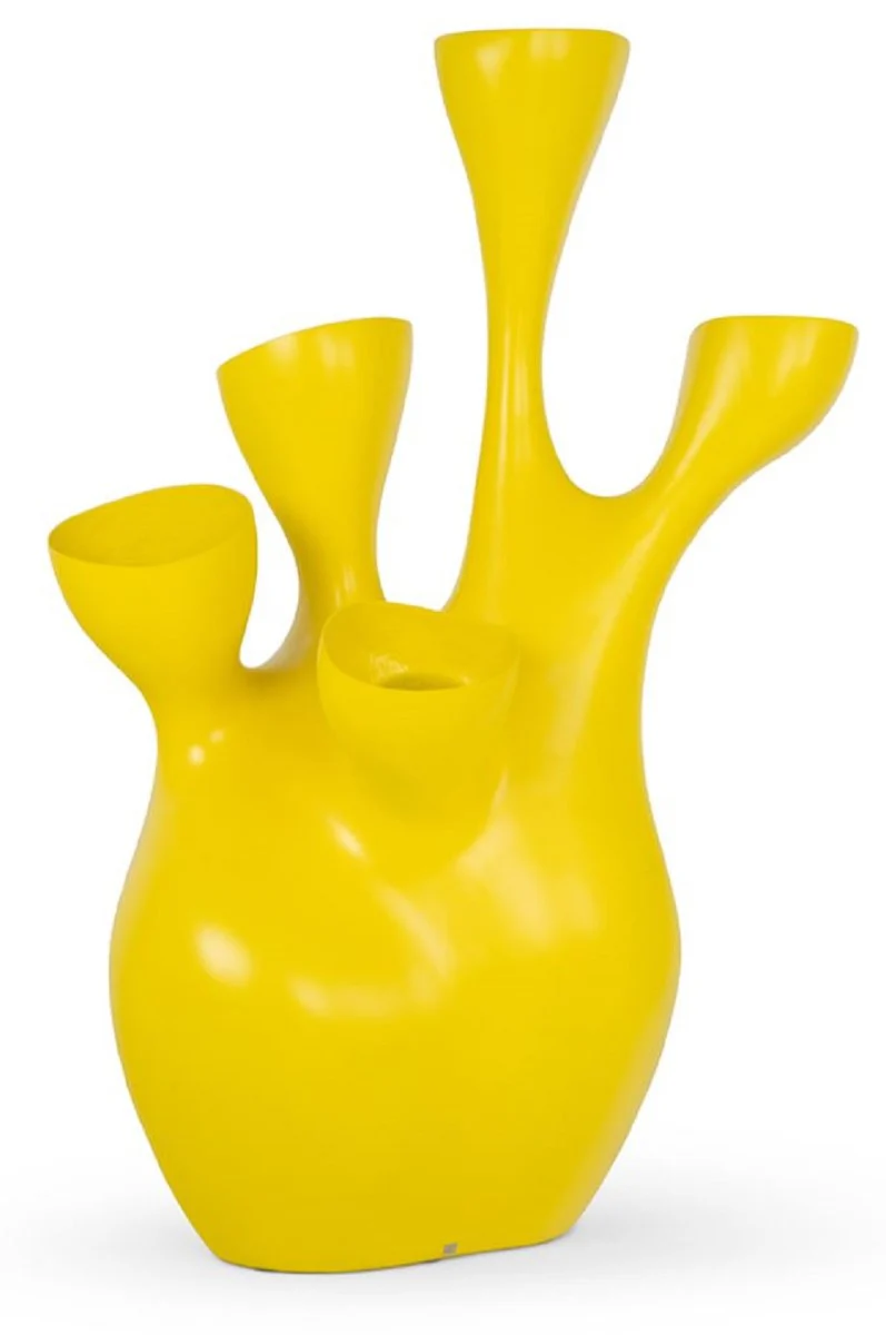 Casa Padrino maceta de lujo amarillo mate 135 x 85 x A. 200 cm