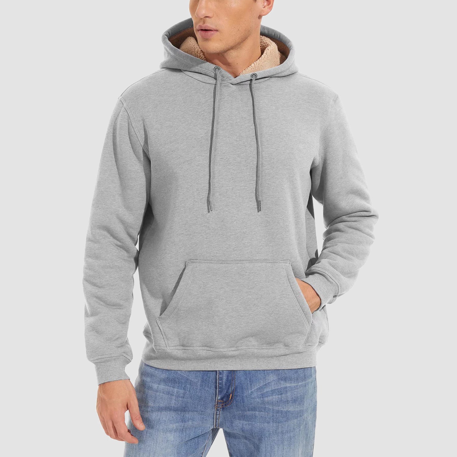 Men's Hoodie Sweater Fleece Pullover Hoodies Sweatshirt
