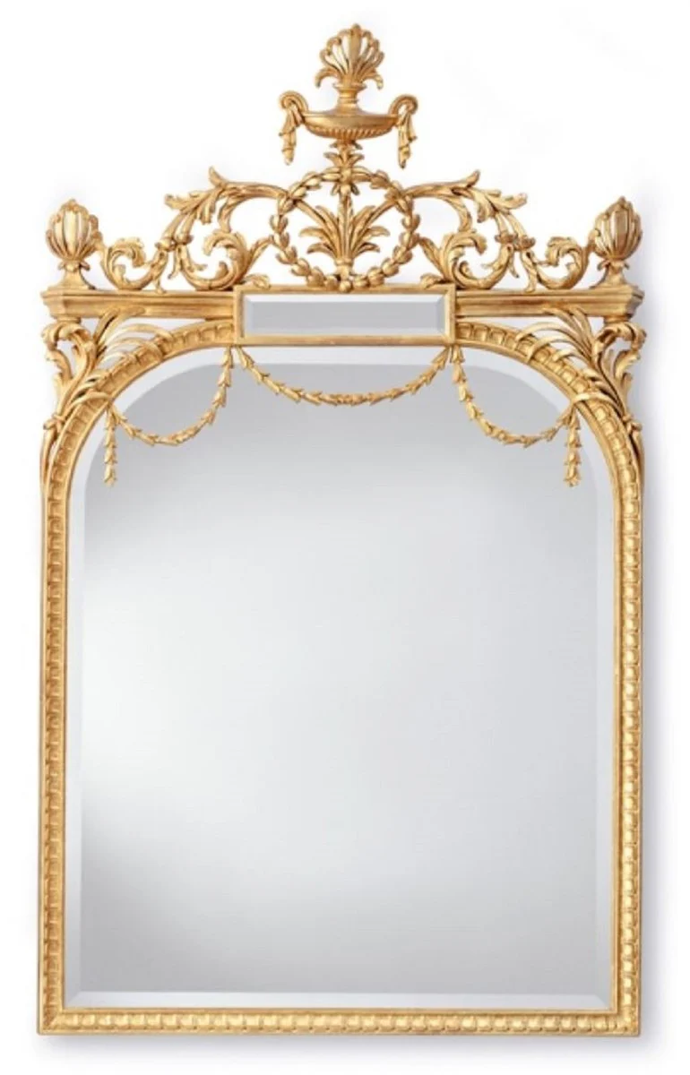 Casa Padrino espejo barroco de lujo oro - Magn¨ªfico espejo de pared de estilo barroco italiano - Muebles de lujo en estilo barroco - Hecho en Italia - Interior barroco de lujo