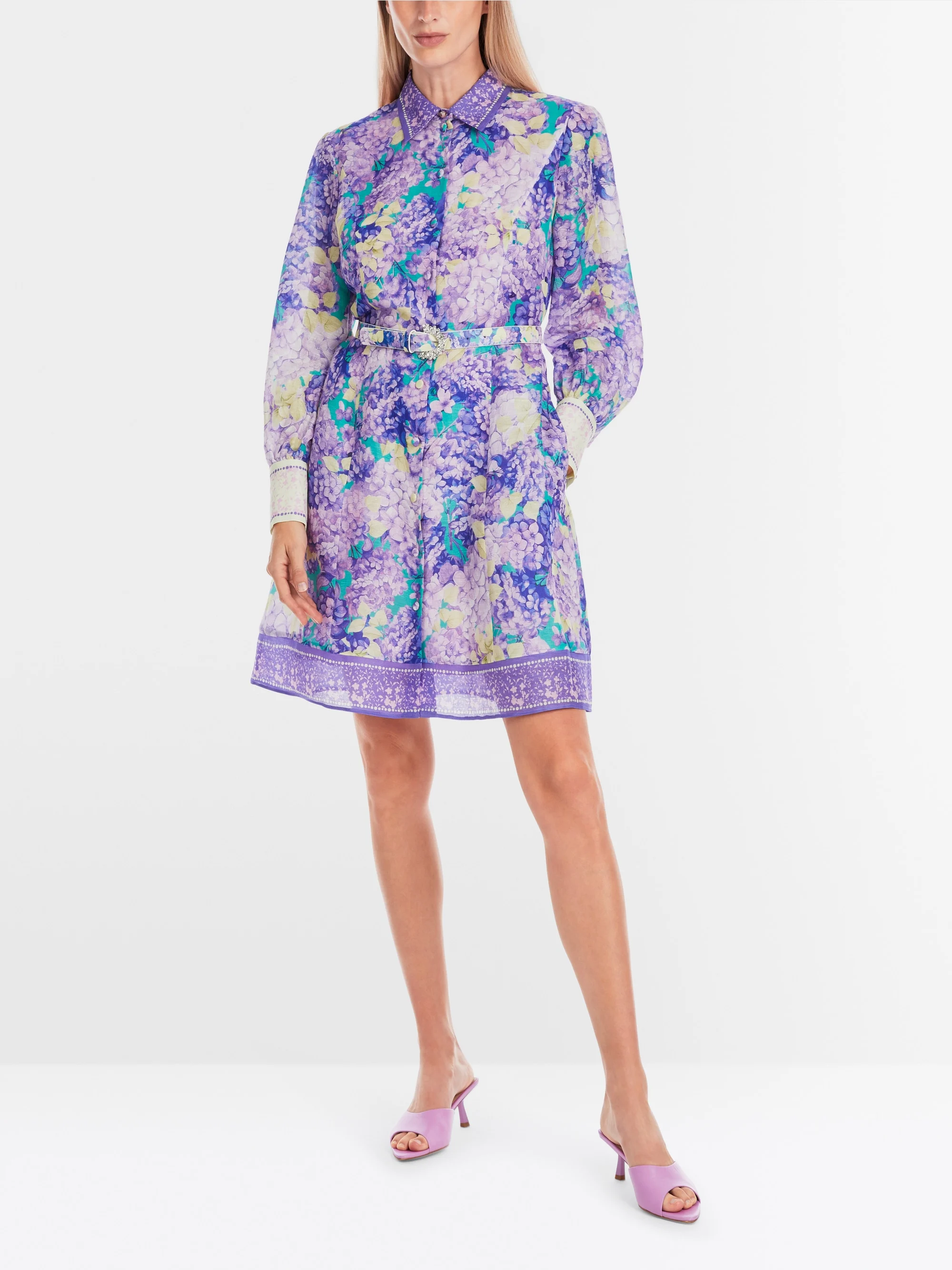 Marc-Cain Floral print short shirt dress