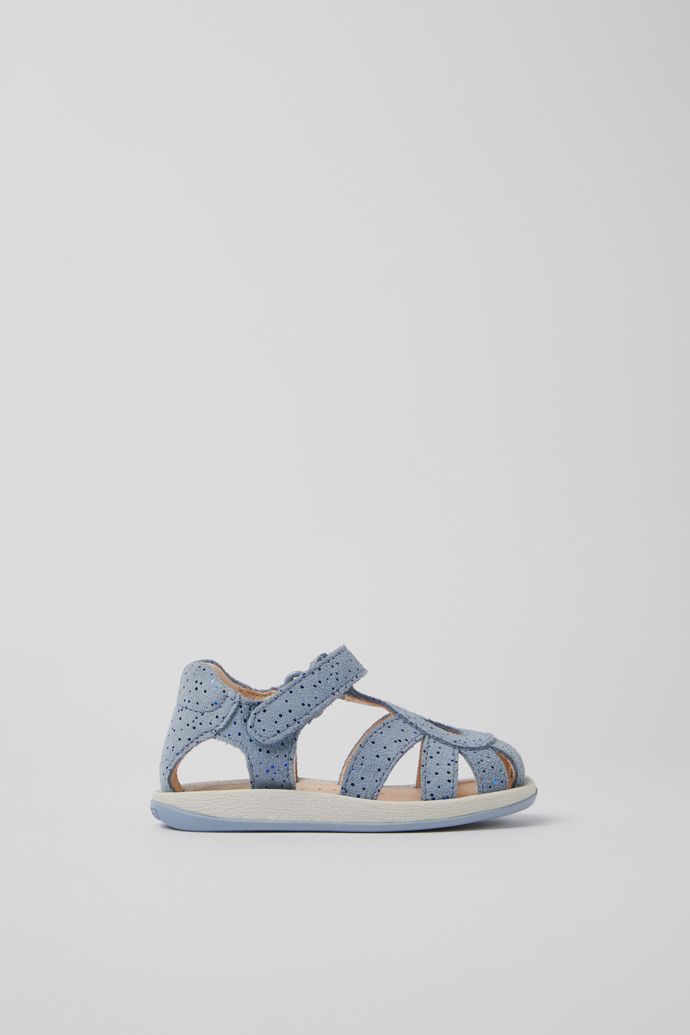 Bicho Blue nubuck sandals for boys