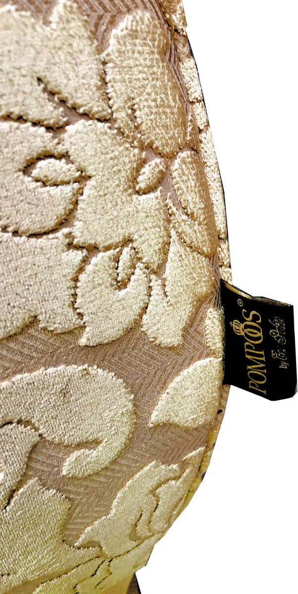 Extravagante sill¨®n de dise?o de lujo pomp??s by Casa Padrino de Harald Gl??ckler con dise?o de ramo dorado / dorado - sill¨®n barroco