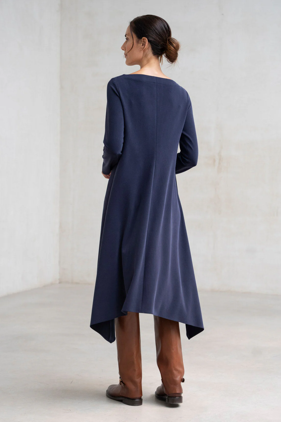 Rivera-spain Vestido Livia marino