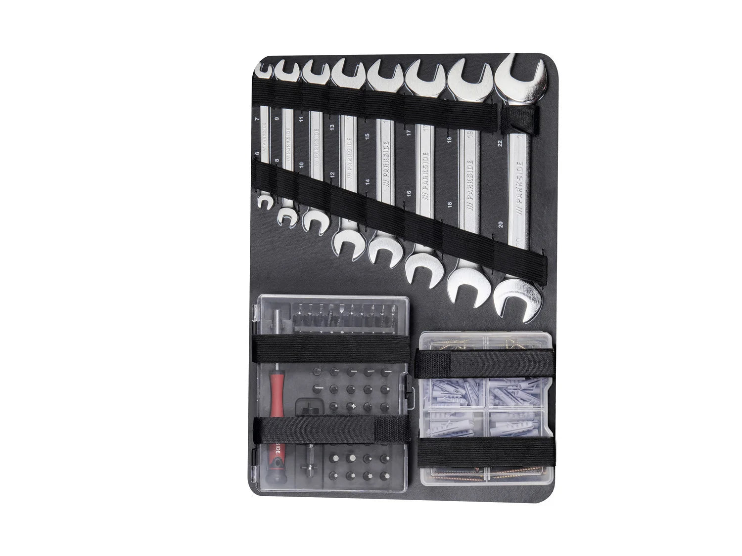 PARKSIDE tool case, filled, 129 pieces